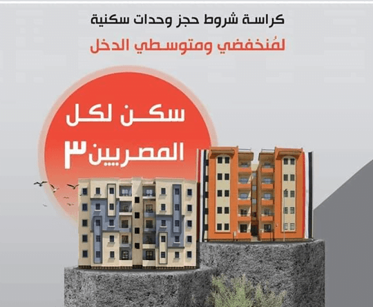 أخرموعد لسحب كراسة شروط سكن لكل المصريين 3 وأماكن طرح الوحدات السكنية
