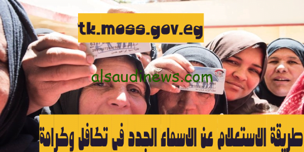 ضع رقمك القومى.. طريقة الاستعلام عن الأسماء الجديدة فى معاش تكافل وكرامة 2023 بوابة الاستعلام والشكاوى وزارة التضامن الاجتماعى