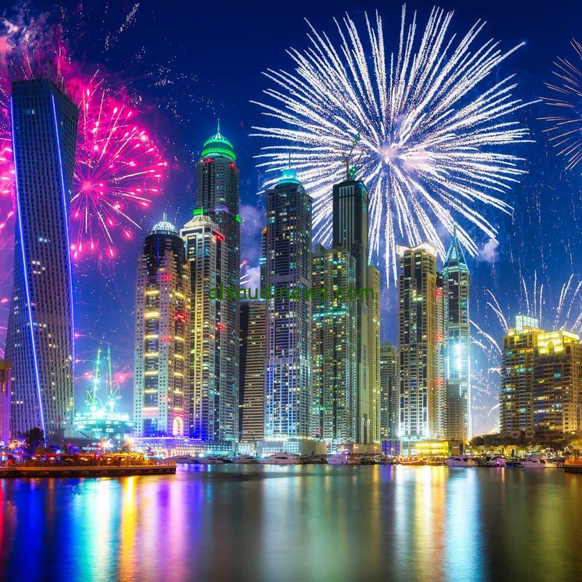 بث مباشر احتفالات رأس السنة دبي 2024