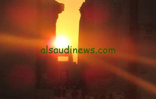 تعامد الشمس على قدس الأقداس