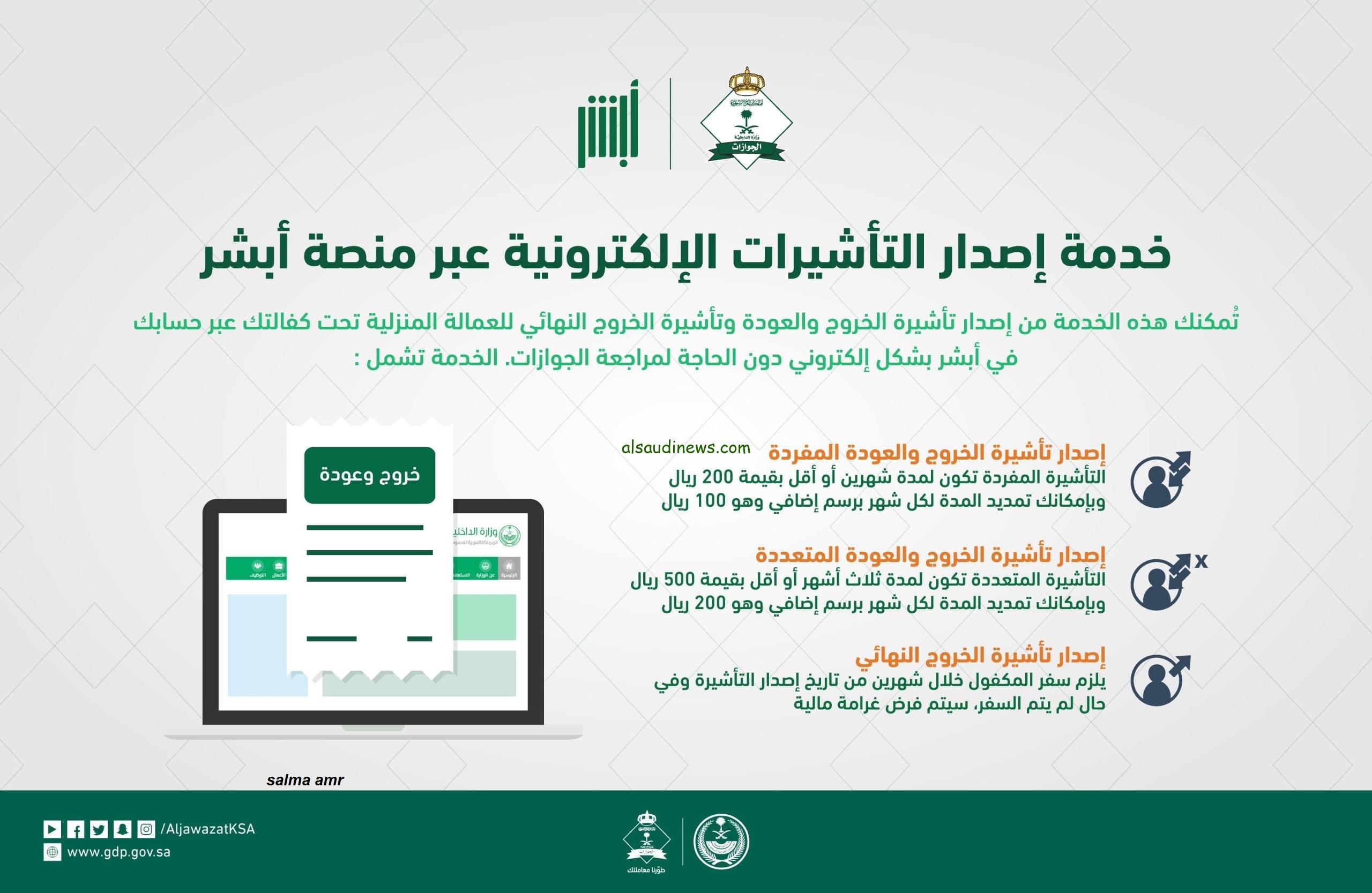 خطوات ورابط تمديد التأشيرة 1445 منصة أبشر ….والشروط اللازمة