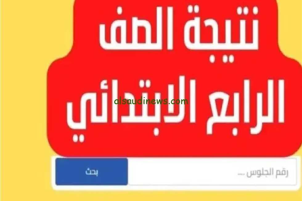 نتيجة نت| لينك نتيجة الصف الرابع الابتدائي 2024 الترم الأول بالاسم عبر بوابة التعليم الأساسي