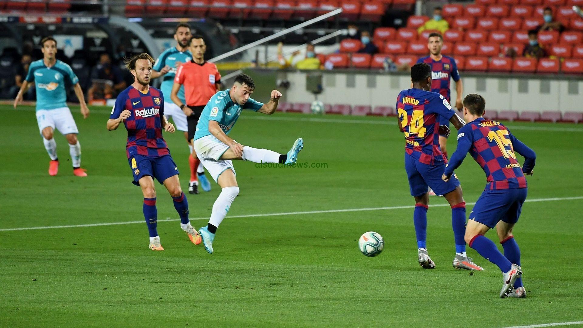 نتيجة مباراة برشلونة واوساسونا الدوري الأسباني