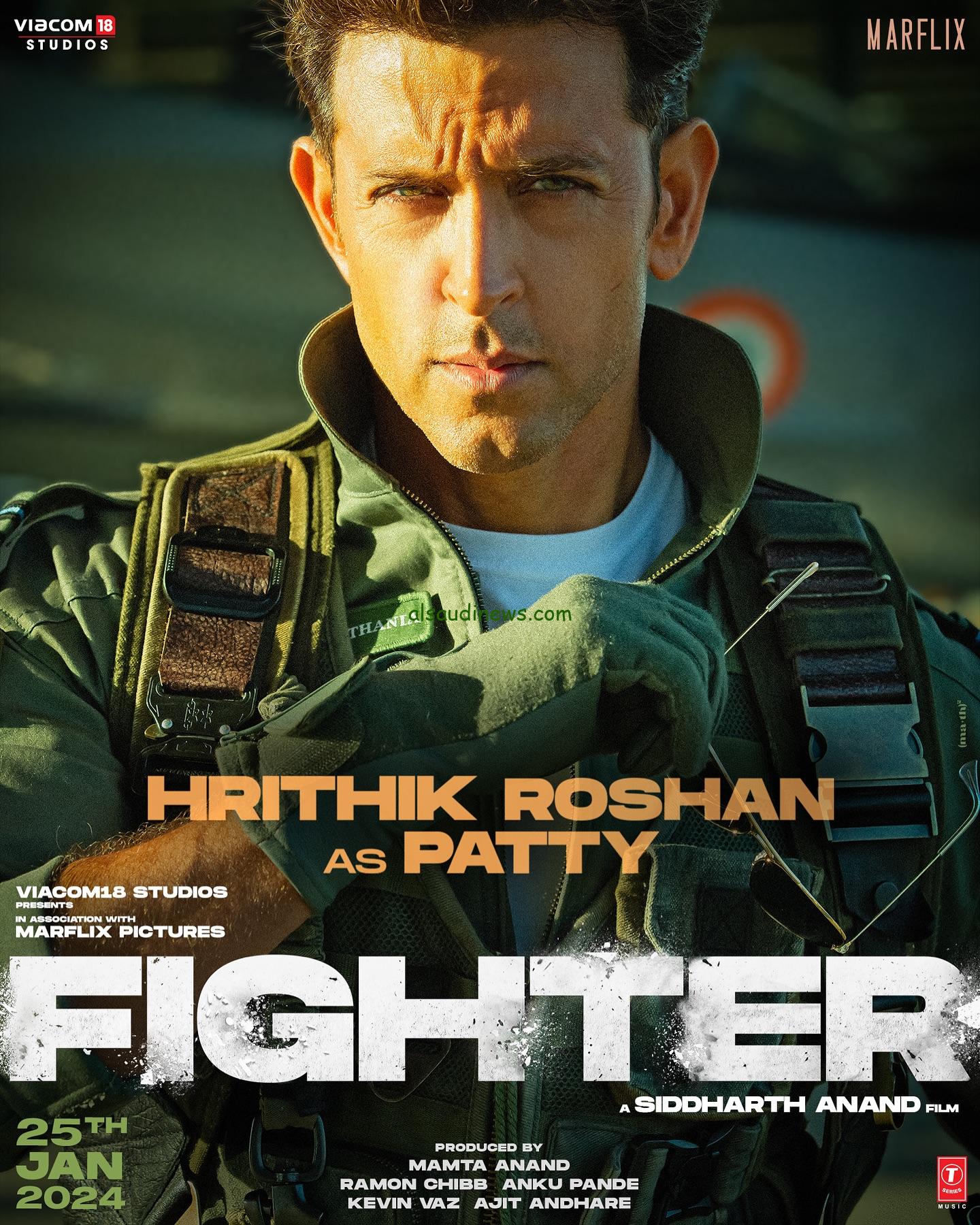 موعد طرح فيلم Fighter هريثيك روشان على موقع ايجي بست الأصلي بدون إشتراك
