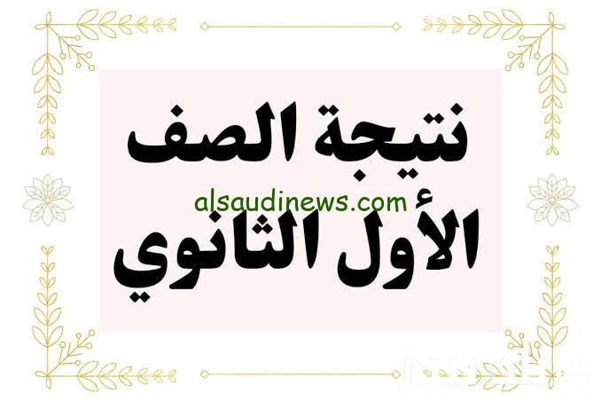 هُنـــــا رابط شغال| .. الإستعلام عن نتيجة الصف الأول الثانوي 2024 الترم الأول موقع نتيجة أولي ثانوي بالإسم ورقم الجلوس
