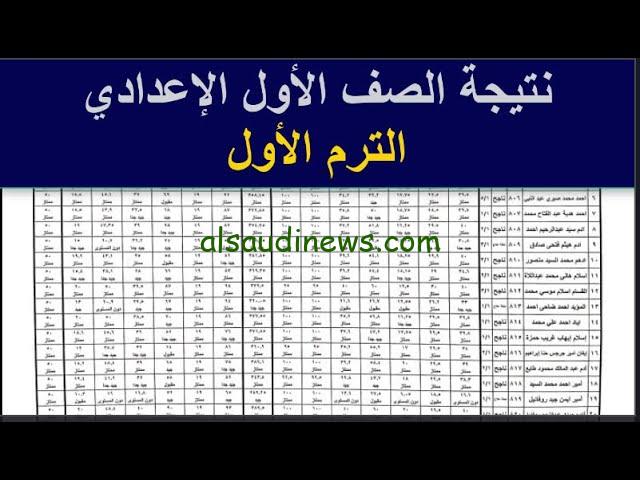 «برقم الجلوس فقط».. لينك نتيجة اولي اعدادي السويس 2024 الترم الأول جميع المحافظات