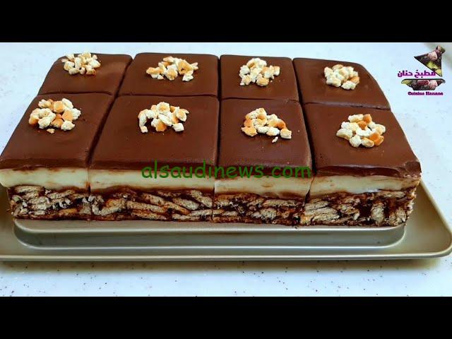 طريقة عمل حلوى لذيذة كيك البارد في 10 دقائق وسهله وهتخطف قلوب كل من يتذوقها