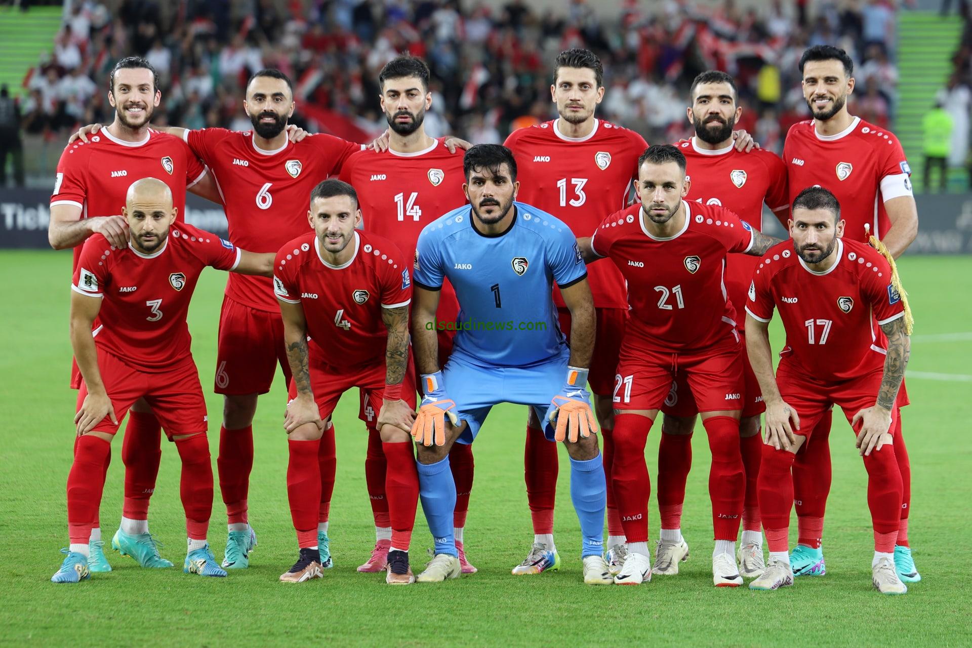 جدول مواعيد مباريات سوريا في كأس أسيا 2023 والقنوات الناقلة