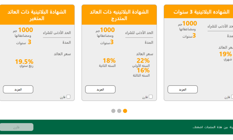 100 ألف جنيه…. فوائد شهادات البنك الأهلي بعد طرح الشهادة البلاتينية الجديدة