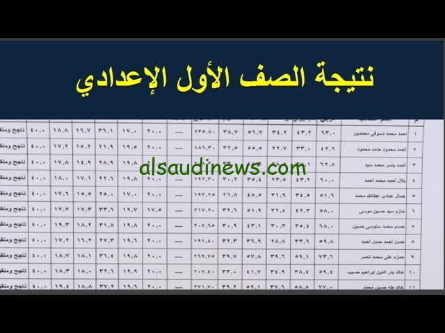 «لولووووولي…مبرووووك النجاح» …. لينك نتيجة الصف الاول الاعدادي بالاسم 2024