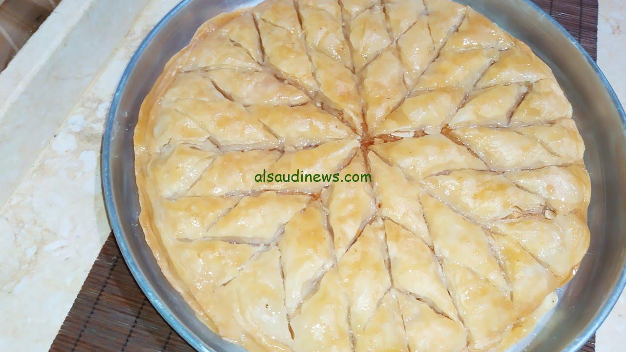 حلويات رمضانية سهلة … طريقة تحضير البقلاوة المقرمشة