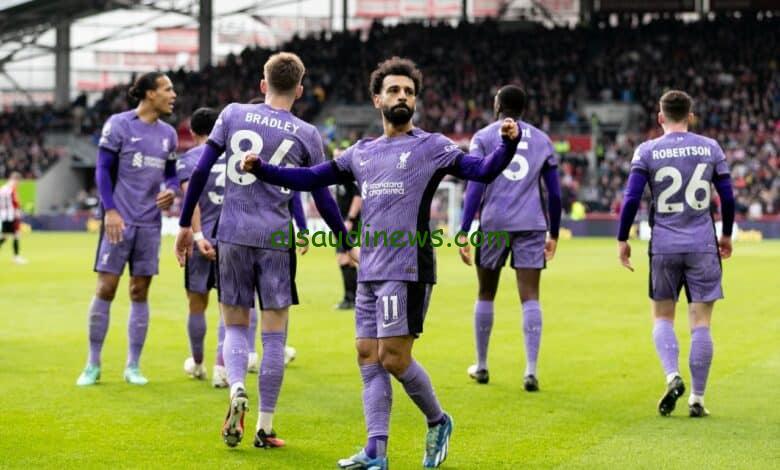 نتيجة مباراة ليفربول ولوتون تاون (4-1) الدوري الانجليزي