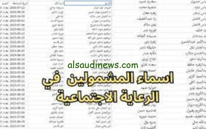 بعد طــول انتظار|… كشوفات أسماء المشمولين بالرعاية الاجتماعية في العراق الوجبة الأخيرة