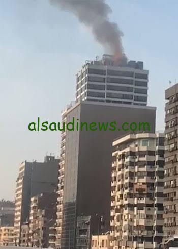 سبب حريق دار نهضة مصر