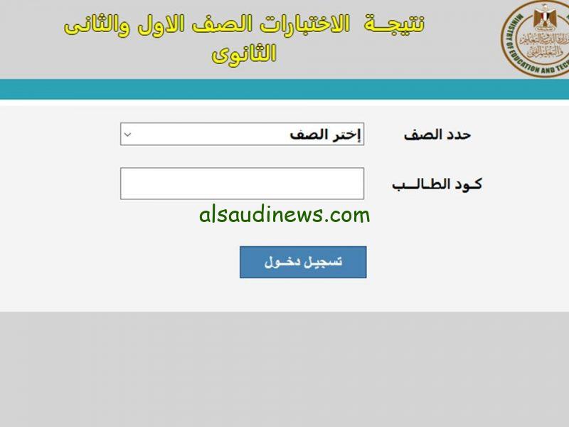 الآن برقم الجلوس.. لينك نتيجة الصف الثاني الثانوي 2024 رابط نتائج 1 ثانوي محافظة الجيزة عبر البوابة الإلكترونية