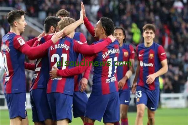 تشكيلة برشلونة اليوم ضد اتلتيك بيلباو فى الدورى الاسبانى 2024 وما هى القنوات الناقلة للمباراة