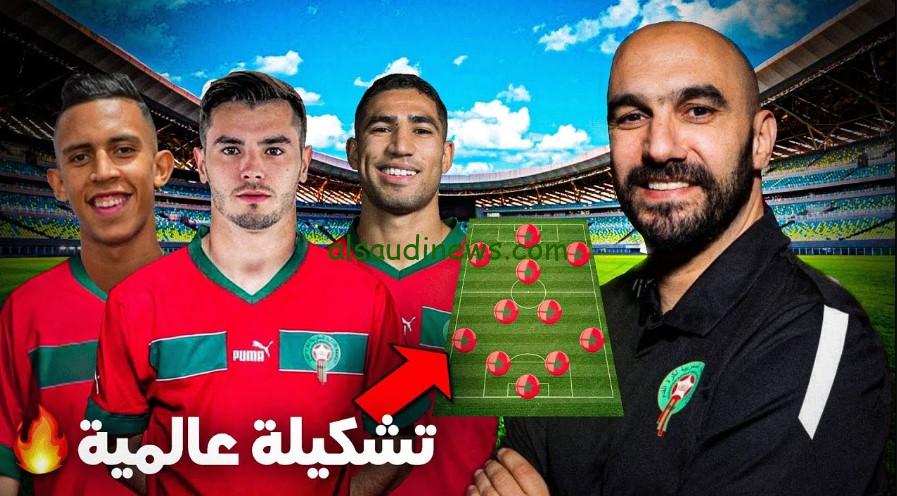 إبراهيم دياز علي رأس قائمة المنتخب المغربي في معسكر مارس تشهد تواجد مفاجآة مدوية