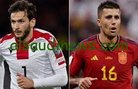 تشكيل اسبانيا وجورجيا اليوم في الدور 16 من يورو 2024