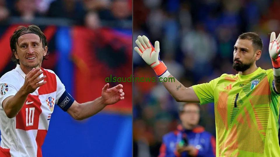 تشكيلة كرواتيا امام ايطاليا اليوم فى يورو 2024 بطولة امم اوروبا وما القنوات الناقلة للقاء والمعلق