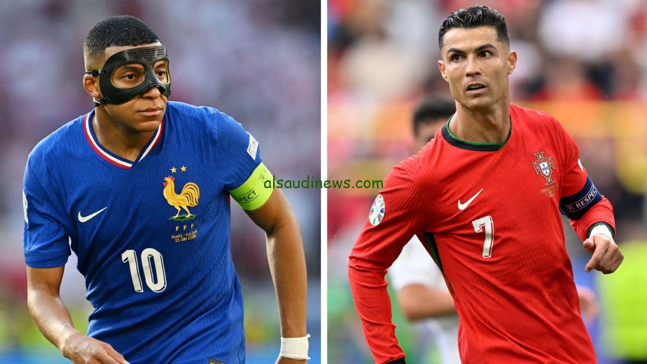 متفوتش المباراة.. موعد مباراة فرنسا والبرتغال في ربع نهائي يورو 2024 والقنوات الناقلة