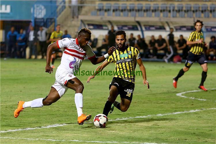 خسارة الابيض .. ملخص ونتيجة مباراة الزمالك والمقاولون العرب اليوم يلا شوت في الدوري المصري