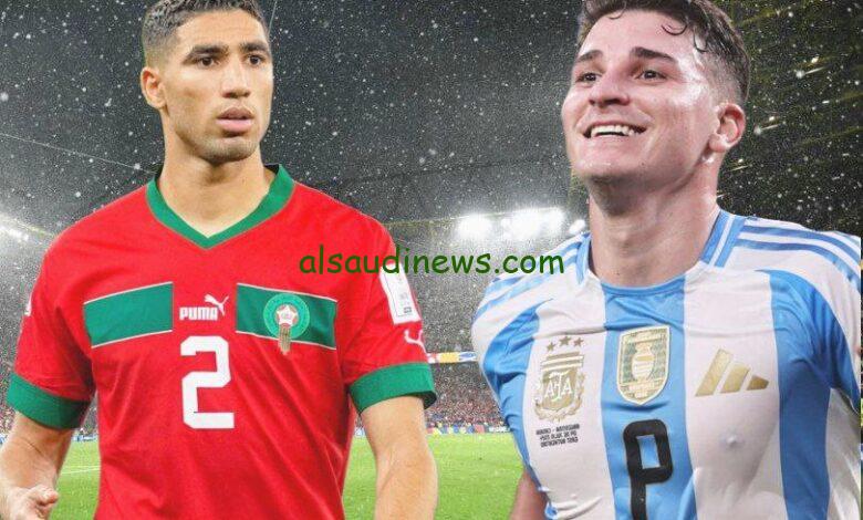 تشكيلة المغرب امام الأرجنتين اليوم 24/7/2024 الاربعاء في أولمبياد باريس 2024
