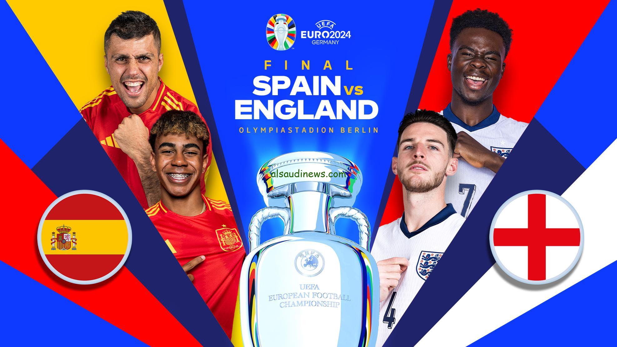” مجانية ” تردد القنوات المفتوحة الناقلة لنهائي يورو 2024 ماتش اسبانيا ضد انجلترا اليوم تويتر