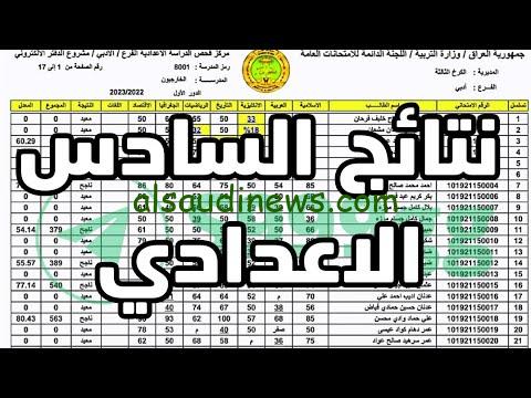 ” mlazemna مركز تحميل نتائجنا ” رابط استعلام نتائج السادس الاعدادي 2024 بالباركود الخاص بمنصة نجاح