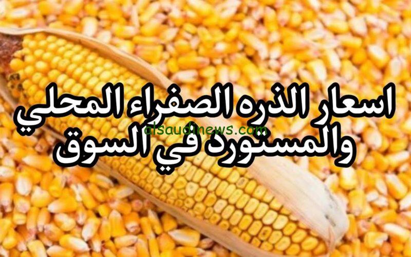 وصل لكام ؟ سعر طن الذرة الصفراء اليوم الخميس 18 يوليو 2024 في الاسواق