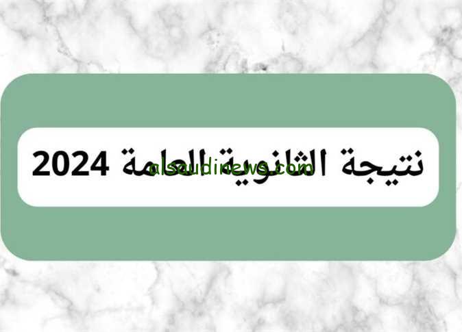 اعرفها الآن بالدرجات.. رابط نتيجة الثانوية العامة 2024 الدور الاول عبر موقع نتيجة نت وموقع وزارة التربية والتعليم