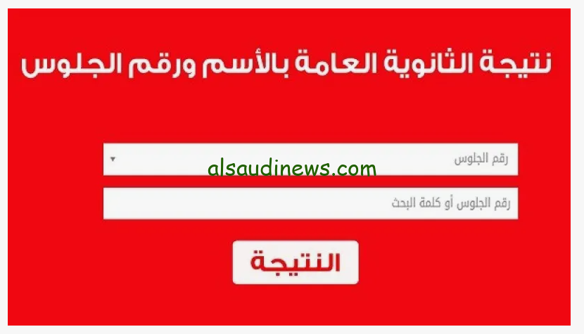 اليوم السابع نتيجة الثانوية العامة 2024 برقم الجلوس والاسم عبر موقع وزارة التربية والتعليم
