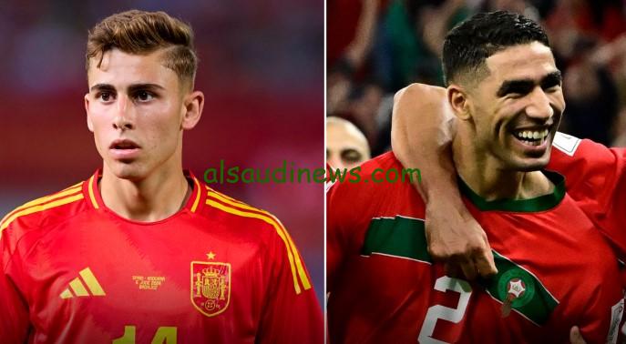 المنتخب المغربي يخسر.. نتيجة مباراة المغرب واسبانيا اليوم في أولمبياد باريس