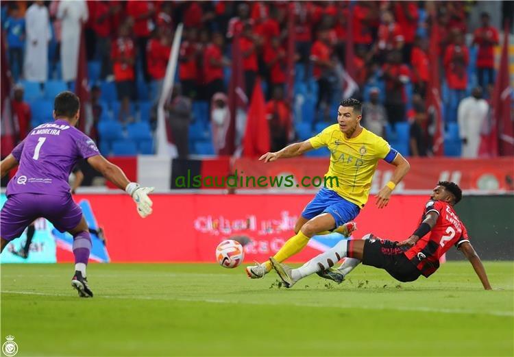 تشكيلة النصر اليوم امام الرائد فى دورى روشن السعودي 2024 وما القنوات الناقلة للقاء والمعلق