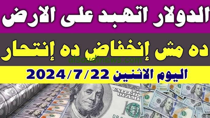 الأخضر بينززل.. إنخفاض سعر الدولار اليوم في مصر السوق السوداء والبنوك الإثنين 26 اغسطس 2024 دولار البنك الأهلي
