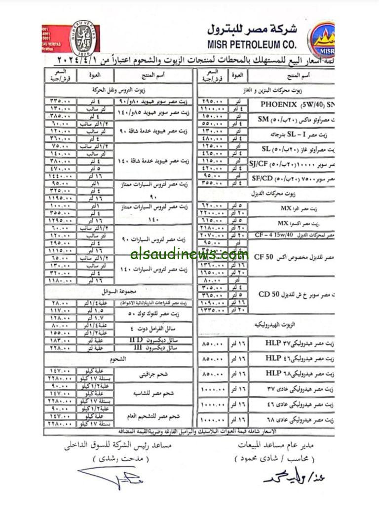 ” زيادة جديدة ” أسعار زيوت التعاون للبترول الجديدة اليوم الجمعة 30 اغسطس 2024