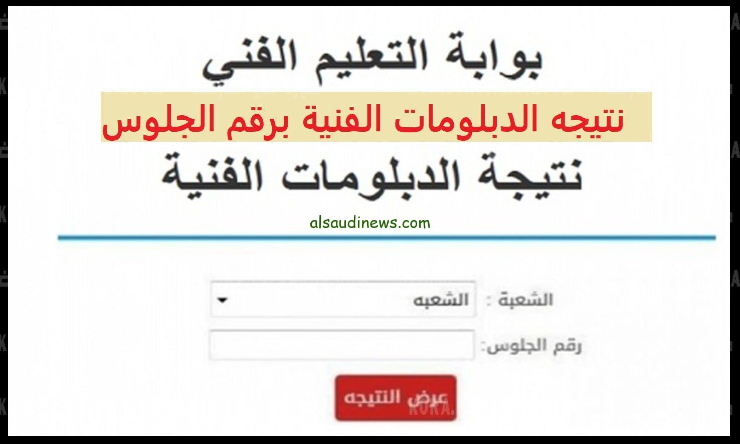 الدور الثاني ” .. رابط نتيجة ملاحق الدبلومات الفنية 2024 برقم الجلوس جميع التخصصات والاقسام