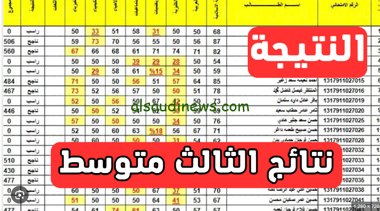 ” ظهرت الأن ” رابط الاستعلام عن نتائج الثالث متوسط 2024 الدور الثاني محافظة نينوي وديالي والكرخ والرصافة عبر موقع نتائجنا results.mlazemna