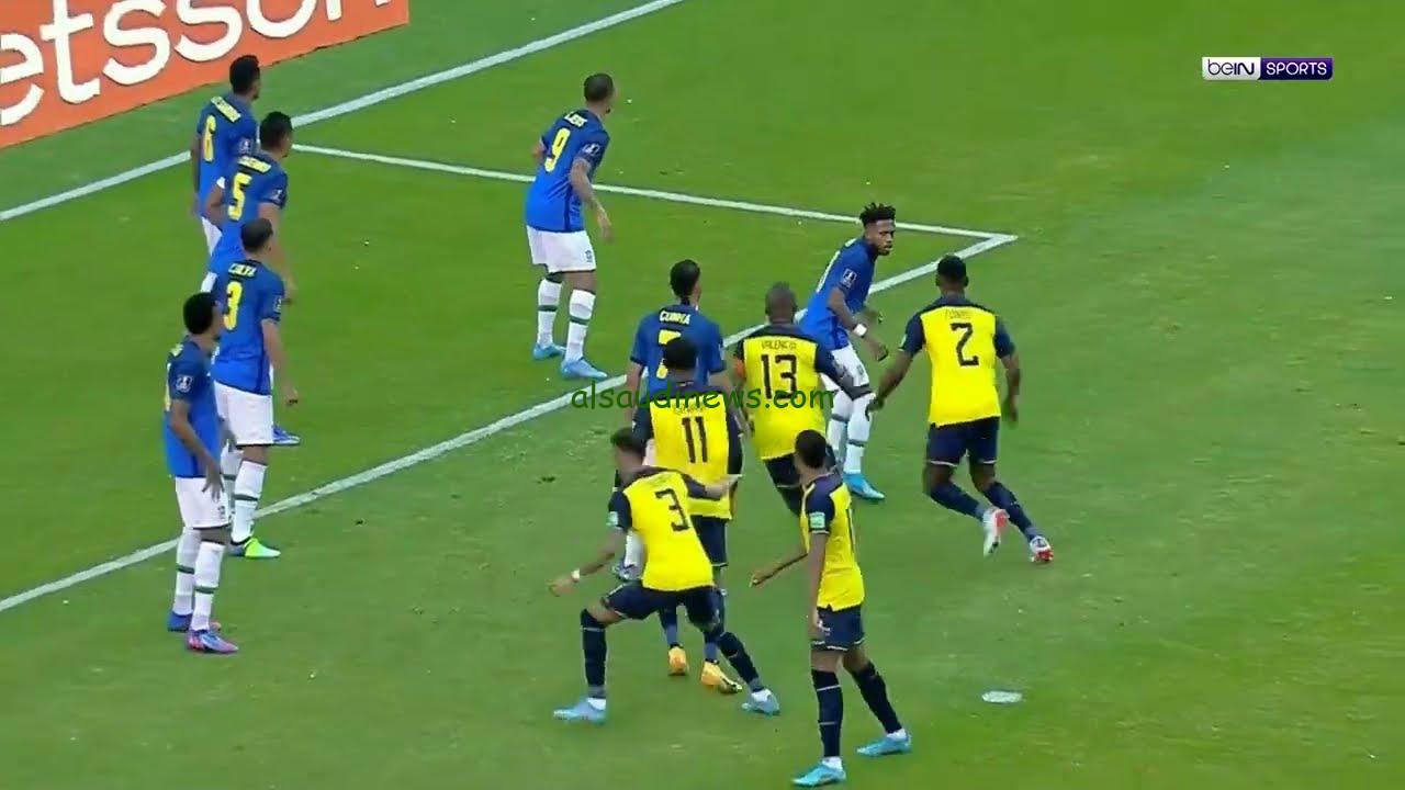 فوز برازيلي .. ملخص ونتيجة مباراة البرازيل والإكوادور اليوم يلا شوت twitter matches فى تصفيات كأس العالم