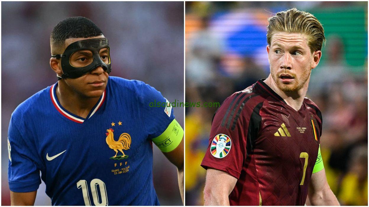مبابي vs دي بروين.. تشكيل فرنسا وبلجيكا المتوقع في قمة الجولة الثانية من دوري الأمم الأوروبية