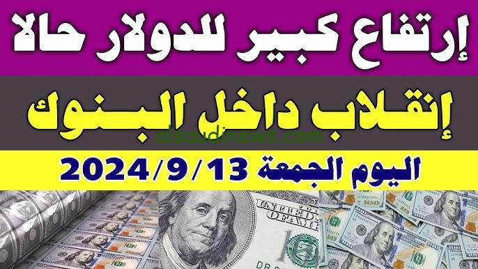 “إرتفاع بسبب أجازة المولد”.. سعر الدولار اليوم في مصر السوق السوداء اليوم الجمعه 13 سبتمبر 2024 الوضع في البنوك الرسمية