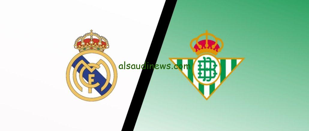 تفوق الريال .. ملخص ونتيجة مباراة ريال مدريد وريال بيتيس اليوم يلا شوت twitter matches في الدوري الاسباني
