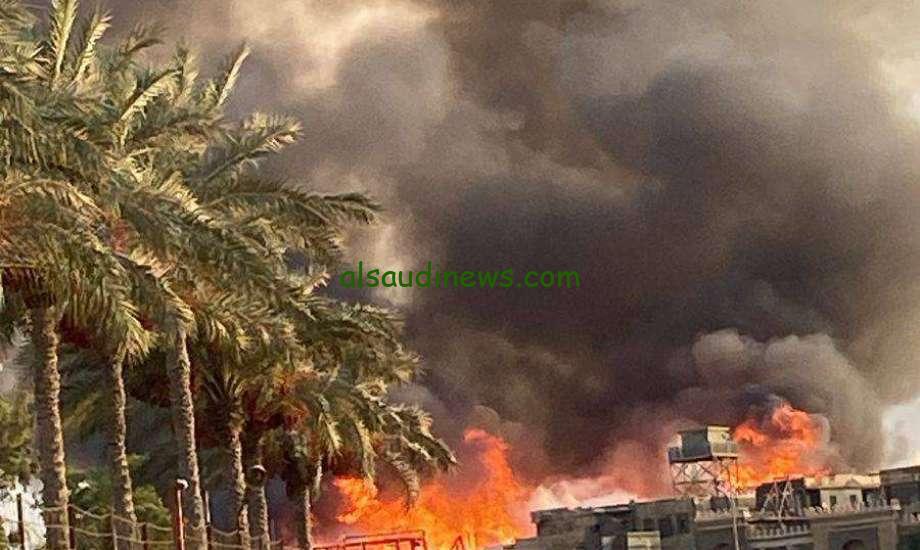 صور حريق مدينة الانتاج الاعلامي اليوم الاثنين 23 سبتمبر 2024 وهل يوجد مصابين ؟