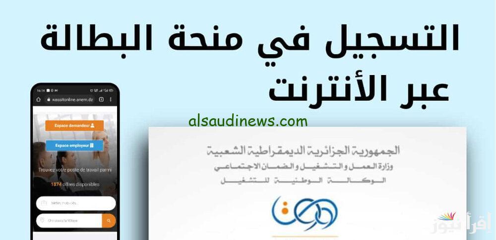رابط التقديم علي منحة البطالة الجزائر 2024/2025 عبر الوكالة الوطنية للتشغيل bawabatic.dz والشروط المطلوبة