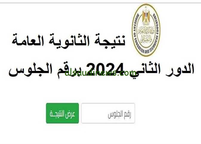 ظهرت الان.. رابط نتيجة الثانوية العامة الدور الثانى 2024 بالاسم فقط عبر موقع اليوم السابع