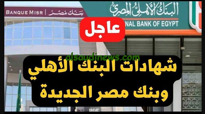 “هتدفع 1000 هيرجع 1350” موعد طرح شهادة استثمار ذات عائد 35% من البنك الأهلي وبنك مصر في جميع الفروع