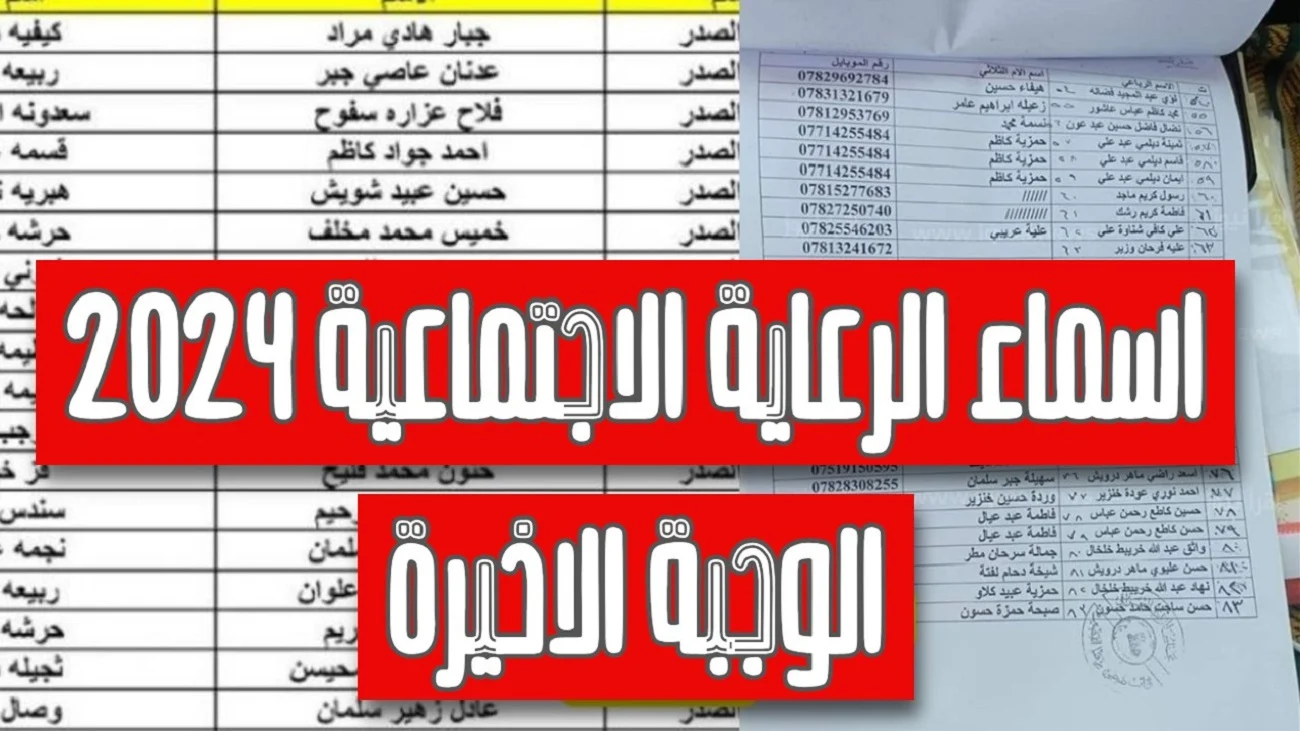 من هنا .. استعلم عن كشوفات الرعاية الاجتماعية الوجبة السابعة 2024 والشروط اللازمة للتقديم علي الدعم