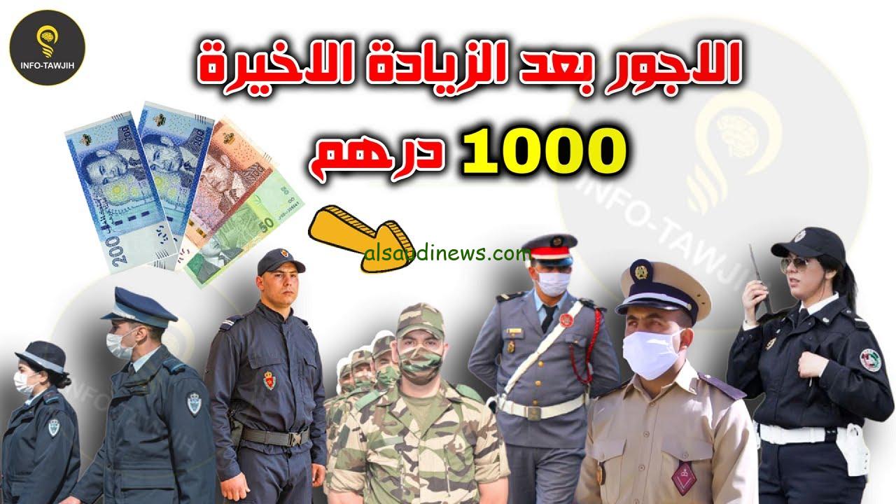 الزيادة في أجور القوات المسلحة الملكية 2024 الجريدة الرسمية | 2000 درهم في رواتب نوفمبر بعد تصديق المجلس الوزاري