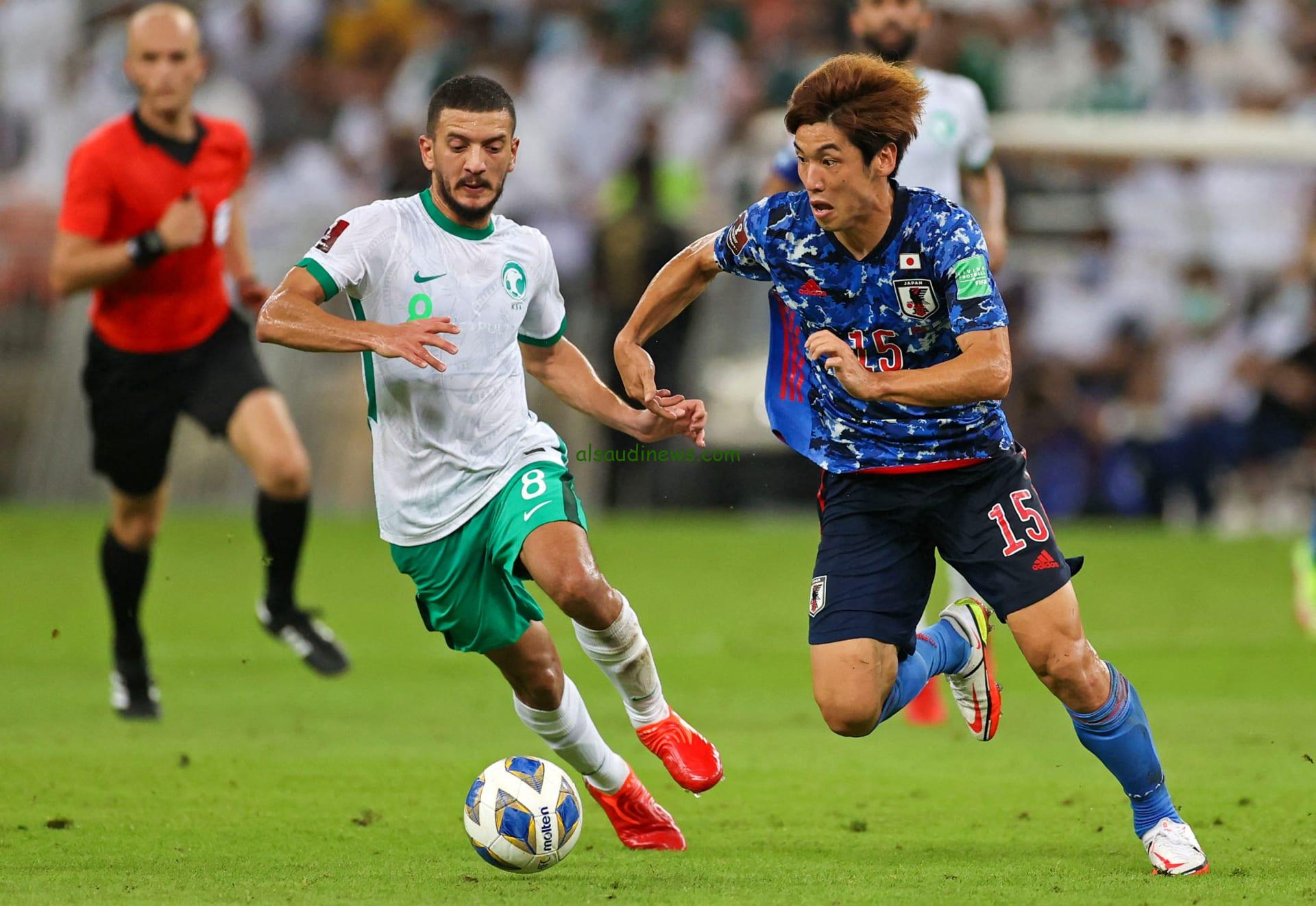 السعودية في إختبار صعب.. القنوات المجانية الناقلة لمباراة السعودية ضد اليابان في تصفيات كأس العالم 2026