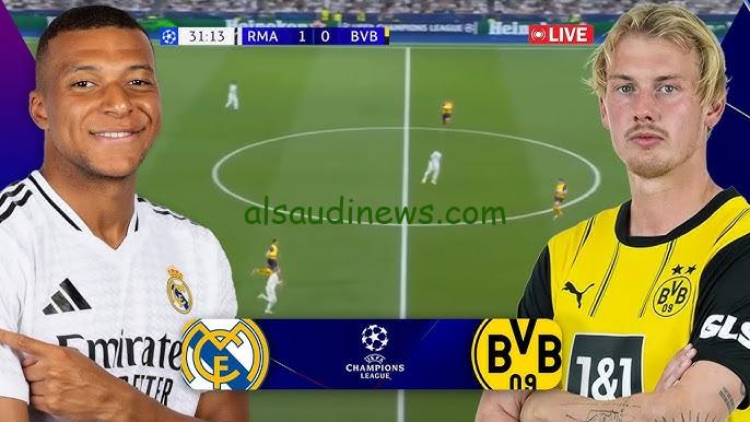 شوط أول ألماني.. الشوط الثاني من مباراة ريال مدريد وبوروسيا درتموند اليوم في دوري أبطال أوروبا