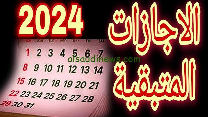 جدول اجازات شهر نوفمبر 2024 والعطلات الرسمية للعام الجديد للعاملين بالقطاع الحكومي والمدارس